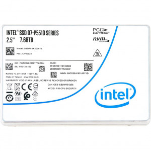 Твердотельный накопитель Intel SSD D7-P5510 Series, 7.68TB (SSDPF2KX076TZ01)