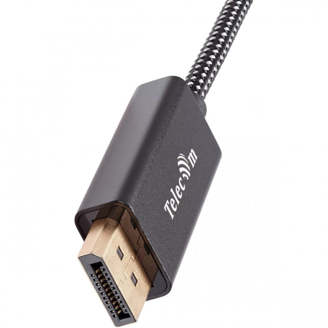Кабель-адаптер USB Type-Cm --> DP(m) 4K@120Hz 8K@60Hz, 1.8m Telecom <TCC020M-1.8M> Адаптер-переходник Telecom USB Type C M/DisplayPort M (TCC020M-1.8M) — для бизнеса и офиса Кабель-адаптер USB Type-Cm --> DP(m) 4K@120Hz 8K@60Hz, 1.8m Telecom <TCC020M-1.8M> Адаптер-переходник Telecom USB Type C M/DisplayPort M (TCC020M-1.8M) — для бизнеса и офиса