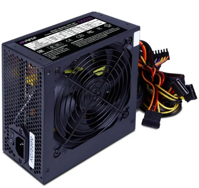 блок питания для ПК 600 Ватт Hiper HPP-600 — для бизнеса и офиса