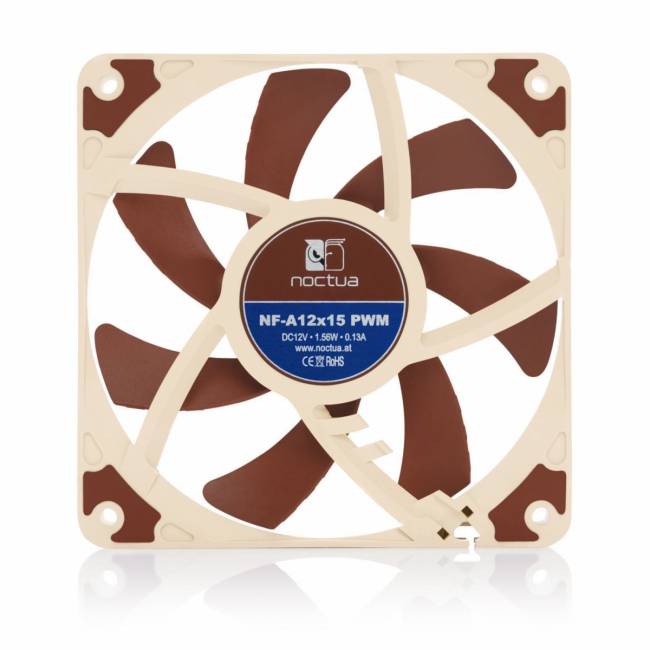 Кулер для корпуса Noctua NF-A12x15 PWM — для бизнеса и офиса Кулер для корпуса Noctua NF-A12x15 PWM — для бизнеса и офиса