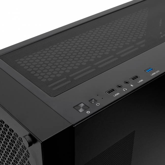 Корпус без блока питания HSPD M541-TGBK — для бизнеса и офиса