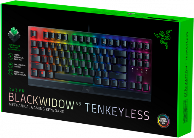 Игровая клавиатура Razer Blackwidow V3 Razer BlackWidow V3 Tenkeyless Игровая клавиатура Razer Blackwidow V3 Razer BlackWidow V3 Tenkeyless