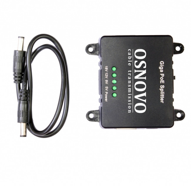 Сплиттер OSNOVO PoE Splitter/G2 — для бизнеса и офиса