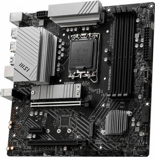 Материнская плата MSI PRO B760M-A DDR4 II — для бизнеса и офиса