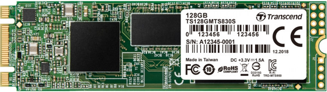 Твердотельный накопитель Transcend MTS830S TS128GMTS830S