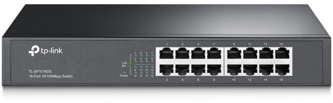 Коммутатор TP-Link TL-SF1016DS — для бизнеса и офиса