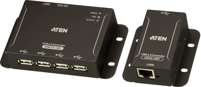 4-х портовый удлинитель, USB 2.0,  50 метр., CAT 5 ATEN UCE3250 — для бизнеса и офиса