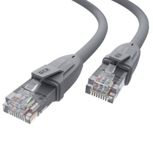 GCR Патч-корд прямой 1.5m UTP кат.6, серый, 24 AWG, ethernet high speed, RJ45, T568B, GCR-52418 Greenconnect RJ45(m) - RJ45(m) Cat. 6 UTP  1.5м серый