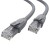 GCR Патч-корд прямой 1.5m UTP кат.6, серый, 24 AWG, ethernet high speed, RJ45, T568B, GCR-52418 Greenconnect RJ45(m) - RJ45(m) Cat. 6 UTP  1.5м серый