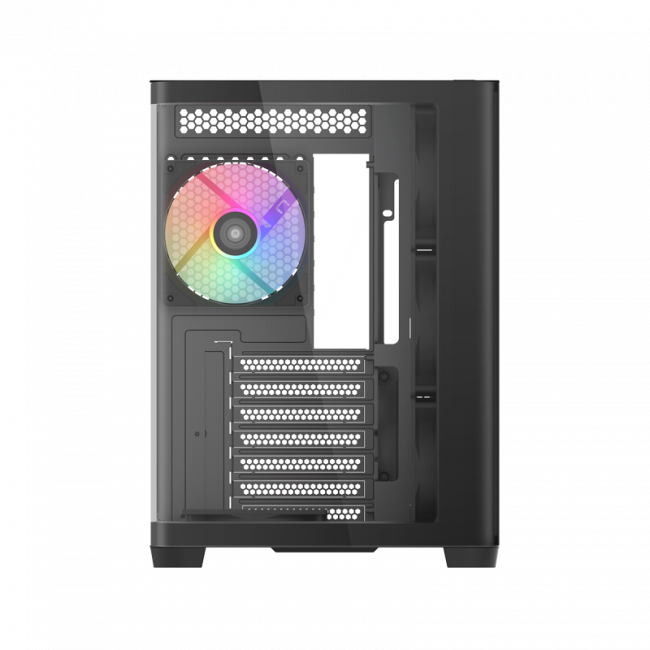 Корпус ПК без блока питания SAMA V60 Black V60-BKADA7X1-GL — для бизнеса и офиса