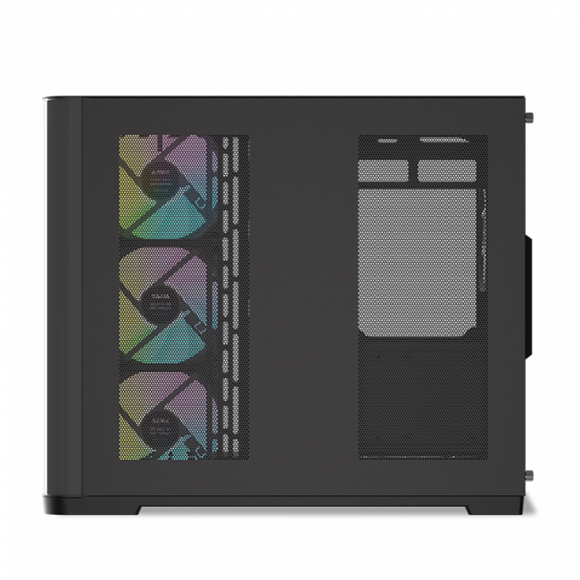 Корпус ПК без блока питания SAMA V60 Black V60-BKADA7X1-GL — для бизнеса и офиса