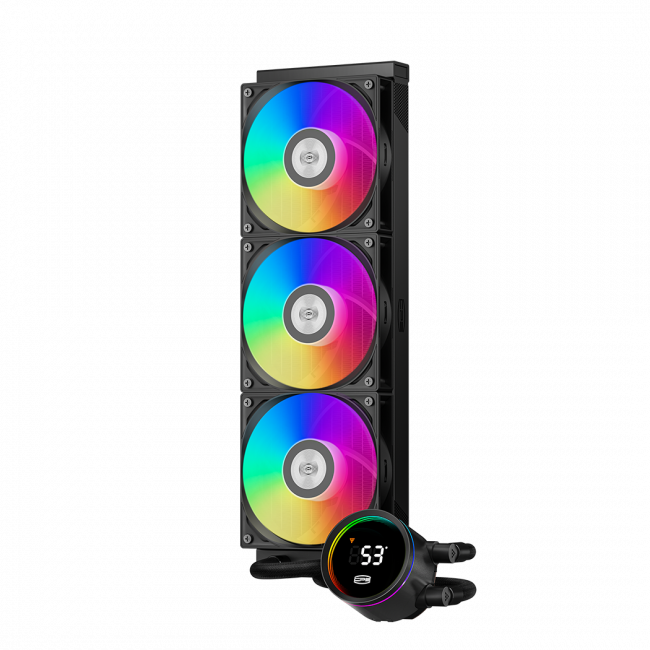 Система охлаждения PCCooler DA360 Pro ARGB Digital BK — для бизнеса и офиса