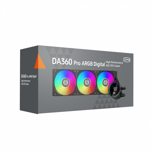 Система охлаждения PCCooler DA360 Pro ARGB Digital BK — для бизнеса и офиса