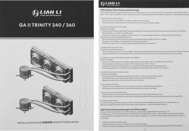 Система водяного охлаждения Lian-Li G89.GA2T36W.00 — для бизнеса и офиса