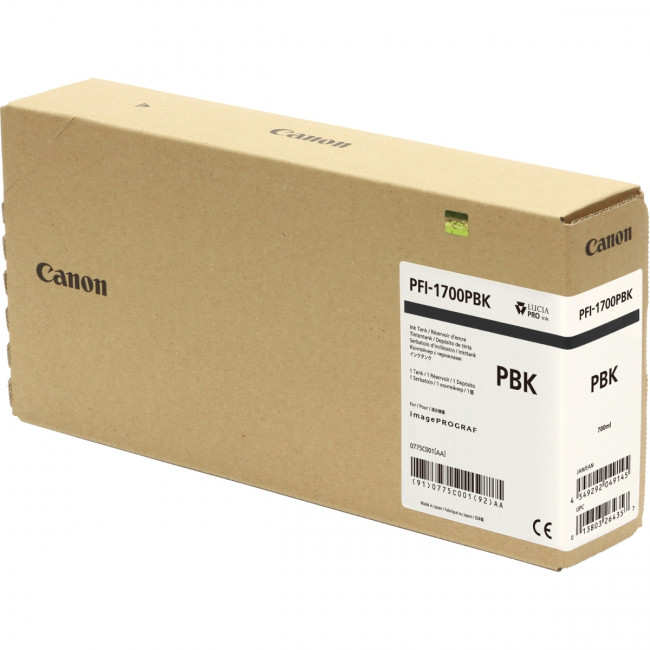 Картридж Canon PFI-1700PBK (0775C001) — для бизнеса и офиса Картридж Canon PFI-1700PBK (0775C001) — для бизнеса и офиса