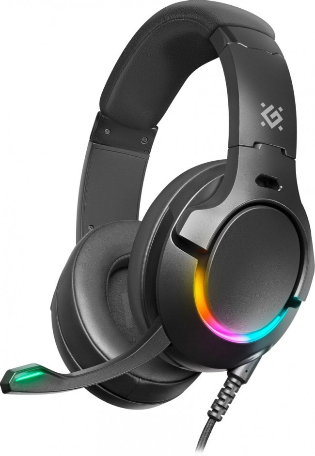 Defender Игровая гарнитура Galaxy Pro 7.1, RGB, провод 2.2 м Defender 64571 — для бизнеса и офиса