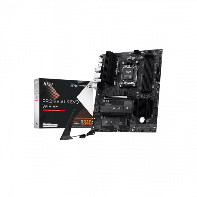 Материнская плата MSI PRO B840-S EVO WIFI6E — для бизнеса и офиса