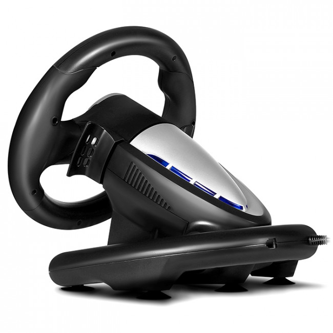 Руль SVEN GC-W500 (педали, вибро, скоба, лепестки, D-pad, 10 кл, резин. вставки, PC/Xinput) SVEN GC-W500 — для бизнеса и офиса