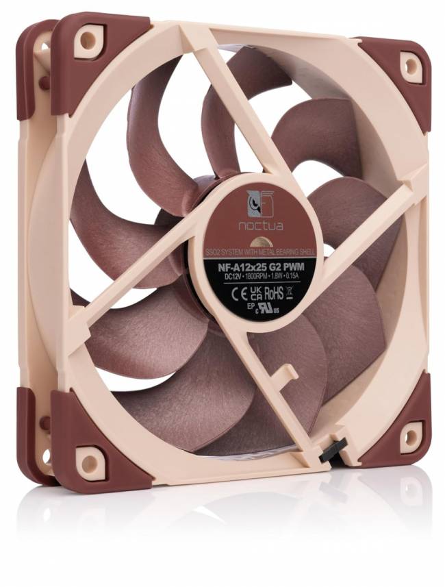 Кулер для корпуса Noctua NF-A12x25 G2 PWM — для бизнеса и офиса Кулер для корпуса Noctua NF-A12x25 G2 PWM — для бизнеса и офиса