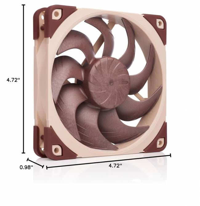 Кулер для корпуса Noctua NF-A12x25 G2 PWM — для бизнеса и офиса Кулер для корпуса Noctua NF-A12x25 G2 PWM — для бизнеса и офиса