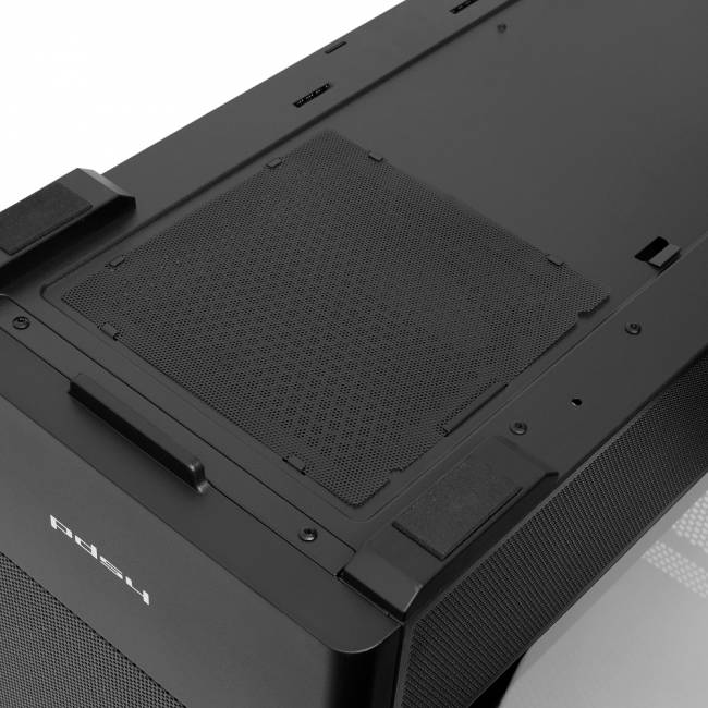 Корпус без блока питания HSPD M712-TGBK — для бизнеса и офиса