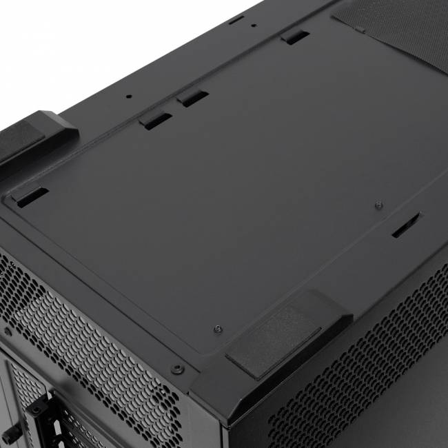Корпус без блока питания HSPD M712-TGBK — для бизнеса и офиса