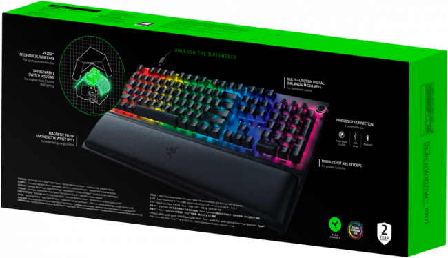 Игровая клавиатура Razer Blackwidow V3 Pro (Green Switch) Razer BlackWidow V3 Pro — для бизнеса и офиса
