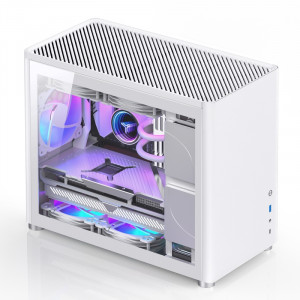 Корпус компьютерный mATX JONSBO D30 Silver TG