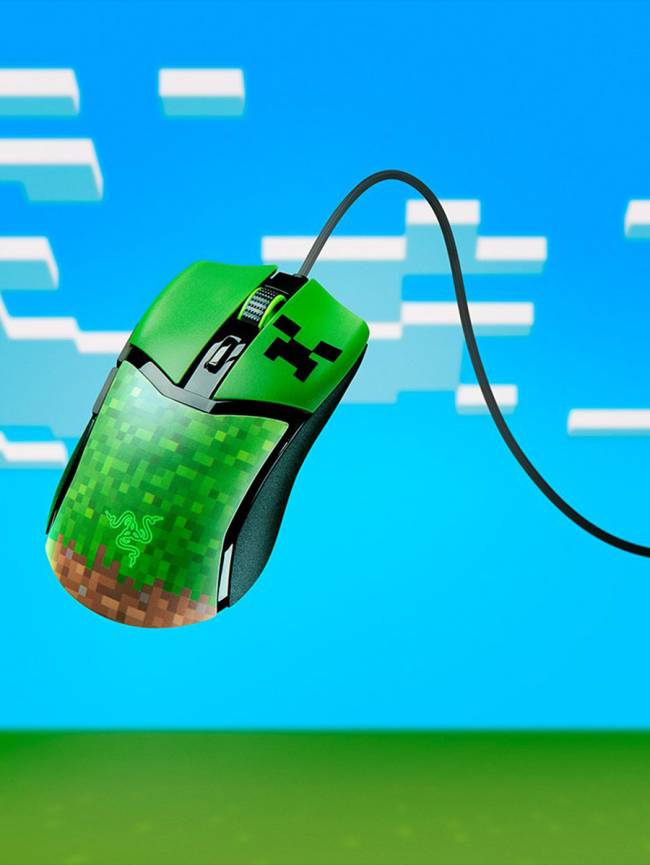 Игровая мышь Razer Cobra Gaming Mouse - Minecraft Ed. Razer RZ01-04650200-R3M1 — для бизнеса и офиса Игровая мышь Razer Cobra Gaming Mouse - Minecraft Ed. Razer RZ01-04650200-R3M1 — для бизнеса и офиса
