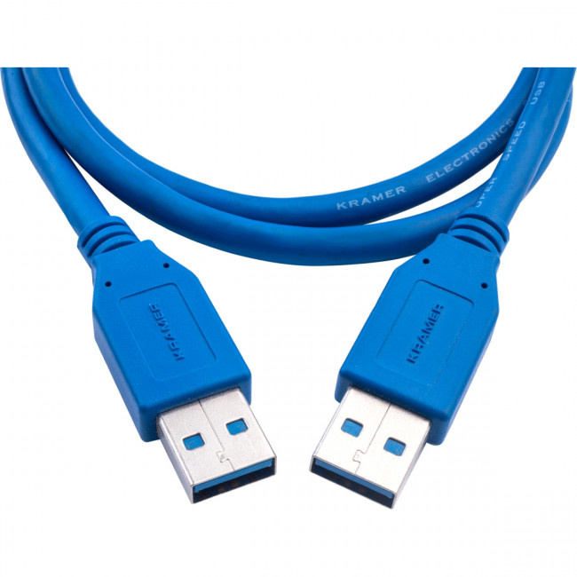 Кабель USB-A 3.0 вилка-вилка, 0,9 м Kramer C-USB3/AA-3 — для бизнеса и офиса