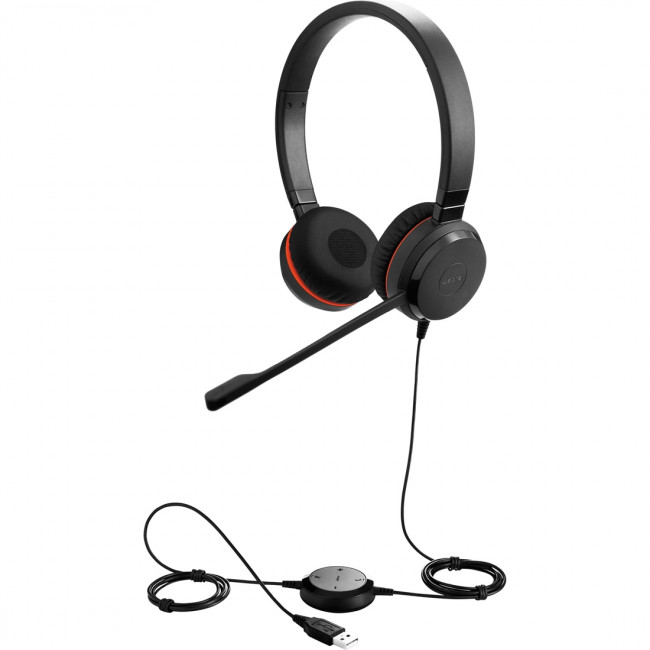 Гарнитура проводная Jabra EVOLVE 20 UC Stereo — для бизнеса и офиса