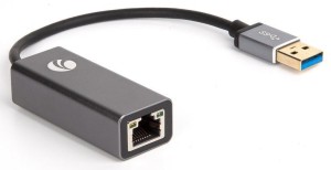 Кабель-переходник USB 3.0 (Am) --> LAN RJ-45 Ethernet 1000 Mbps, Aluminum Shell, VCOM <DU312M> VCOM USB 3.0 - RJ-45 Ethernet Кабель-переходник USB 3.0 (Am) --> LAN RJ-45 Ethernet 1000 Mbps, Aluminum Shell, VCOM <DU312M> VCOM USB 3.0 - RJ-45 Ethernet