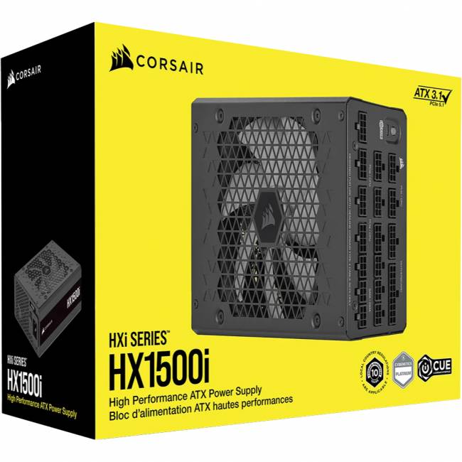 Блоки питания Corsair HX1500i CP-9020309-EU — для бизнеса и офиса Блоки питания Corsair HX1500i CP-9020309-EU — для бизнеса и офиса