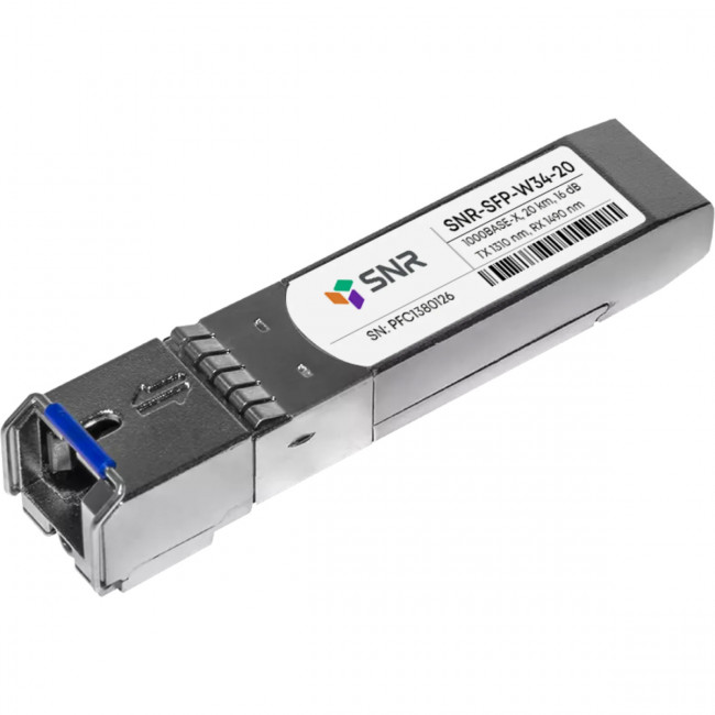 Модуль SNR SNR-SFP-W34-20 — для бизнеса и офиса Модуль SNR SNR-SFP-W34-20 — для бизнеса и офиса