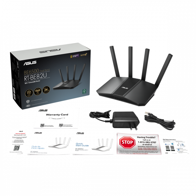 Маршрутизатор ASUS RT-BE82U ASUS RT-BE82U — для бизнеса и офиса