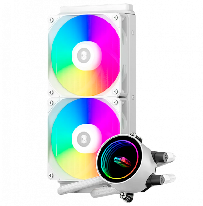 Система охлаждения PCCooler DA240 ARGB WH — для бизнеса и офиса