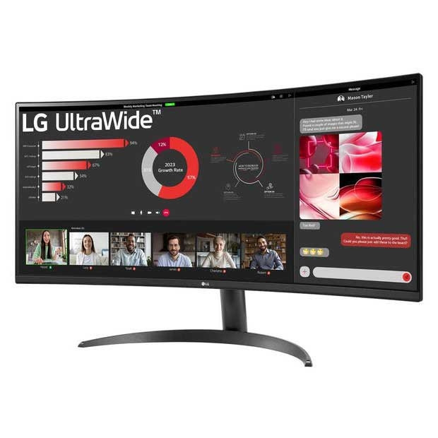 Монитор LG LCD 34WR50QC-B LG 34WR50QC-B