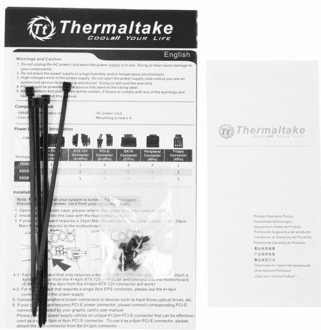 Блок питания Thermaltake PS-SPR-0750NHSABE-1 — для бизнеса и офиса