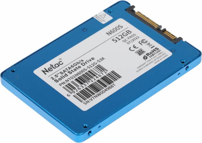Накопитель SSD Netac NT01N600S-512G-S3X — для бизнеса и офиса
