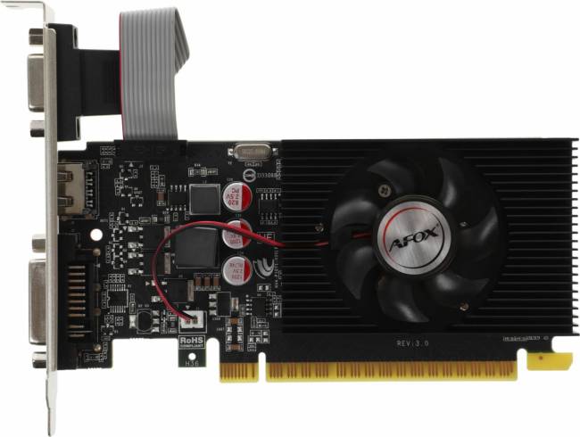 Видеокарта AFOX CORPORATION AF220-1024D3L2 — для бизнеса и офиса