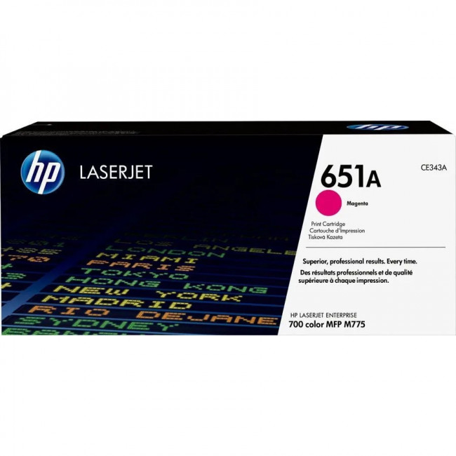 Тонер-картридж HP 651A Magenta Original LaserJet Print Cartridge (CE343A)