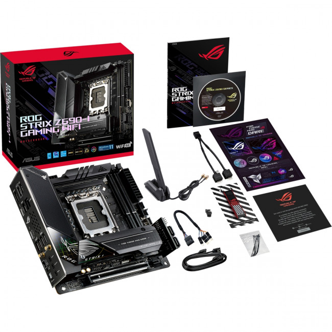 Материнская плата ASUS ROG STRIX Z690-I GAMING WIFI (90MB1910-M0EAY0) — для бизнеса и офиса