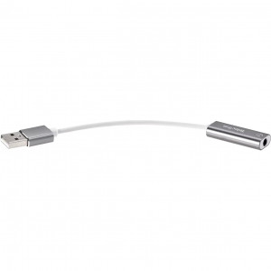Переходник аудио USB2.0(M)-->3.5мм F (гнездо) Telecom  0.1м <TA316U> Переходник Telecom USB 2.0 Type-AM/mini jack 3.5 mm F (TA316U)