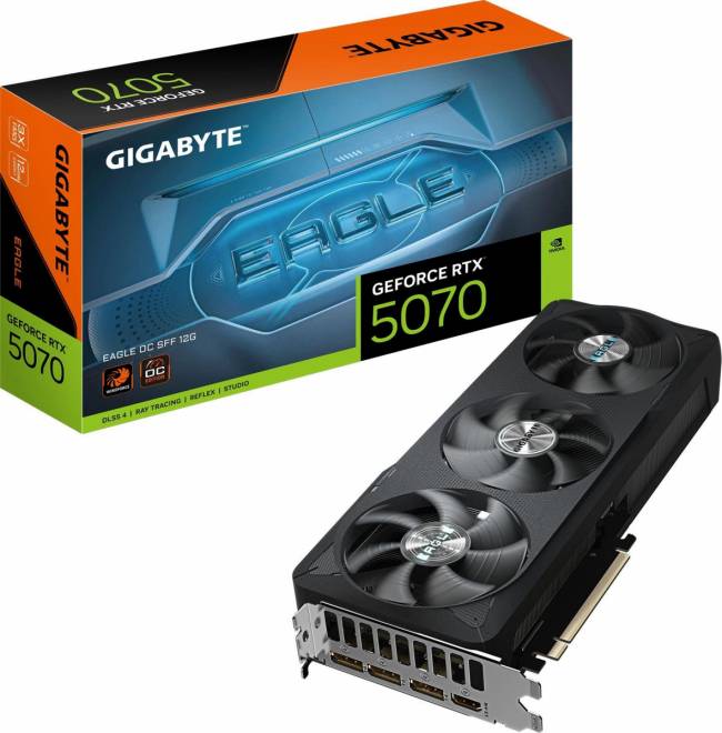 Видеокарта Gigabyte GV-N5070EAGLE OC-12GD 1.0 — для бизнеса и офиса Видеокарта Gigabyte GV-N5070EAGLE OC-12GD 1.0 — для бизнеса и офиса