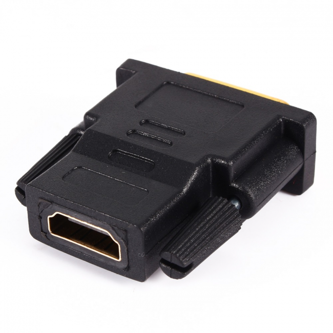 Greenconnect Адаптер-переходник DVI-D Dual-link 24+1M/HDMI 19F GCR-CV105 Greenconnect DVI 24+1M/HDMI 19F