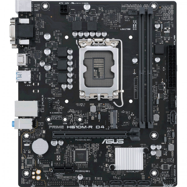 Материнская плата ASUS PRIME H610M-R D4-SI (90MB1B40-M0ECY0)