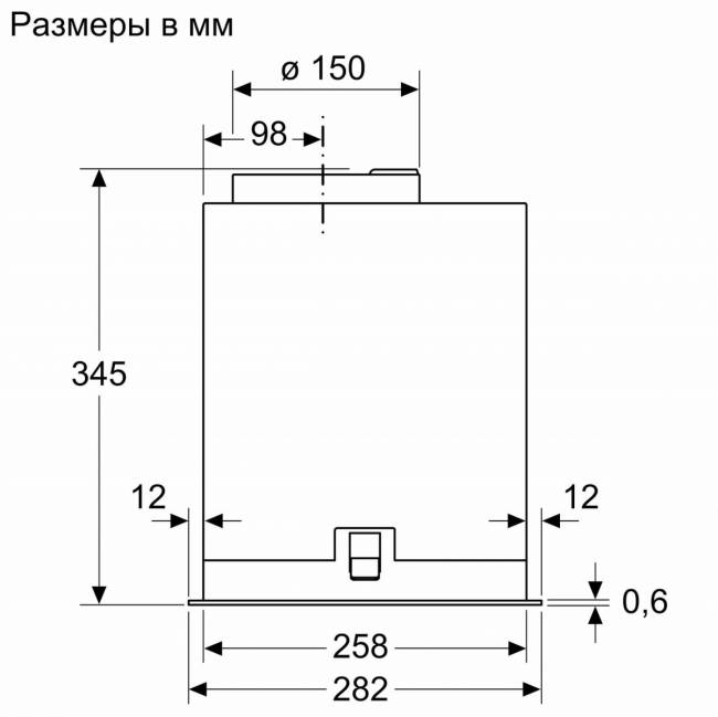 Вытяжка BOSCH Bosch DLN56AC50 — для бизнеса и офиса Вытяжка BOSCH Bosch DLN56AC50 — для бизнеса и офиса