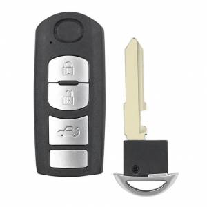Корпус смарт ключа MAZDA 4 кнопки + вставка MAZ24R