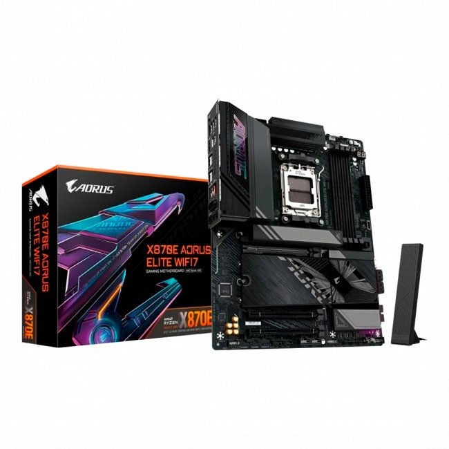 Материнская плата GIGABYTE X870E A ELITE WIFI7 — для бизнеса и офиса