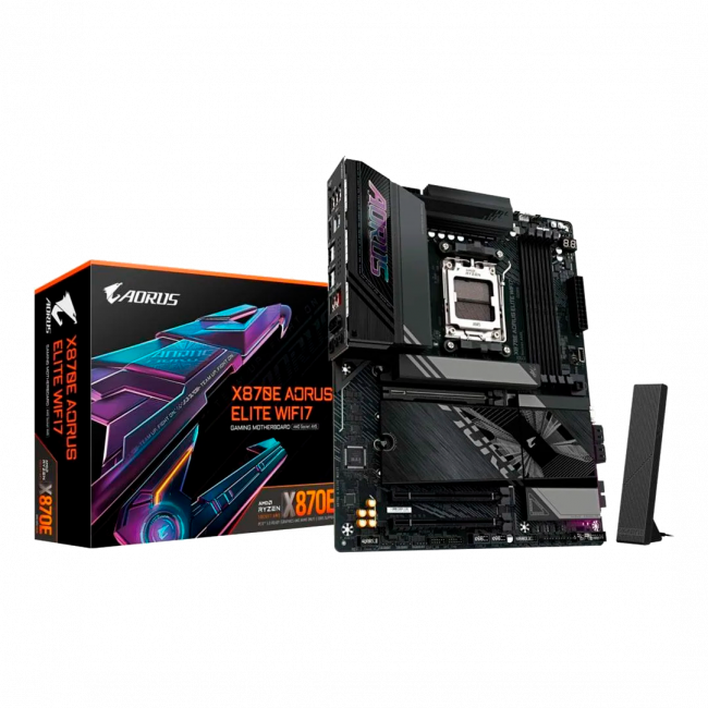 Материнская плата GIGABYTE X870E A ELITE WIFI7 — для бизнеса и офиса